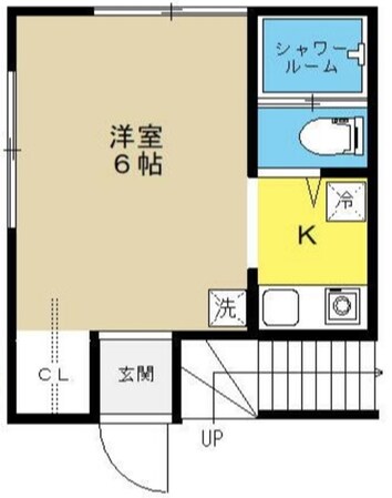 コーポ杉江の物件間取画像